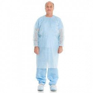 Halyard Health Spunbound Cover Gowns - Spunbound Cover Gown, Disposable, Universal, Blue - 69127