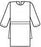 Halyard Health Impervious Gowns - Impervious Gown with 3-Layer SMS, Polyethylene Coating and Open Back, Blue, Universal - 69318