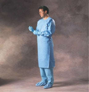 Halyard Health Health Care Impervious Gowns - Impervious Surgical Gown with Open Back, Blue - 69490