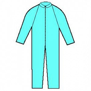 Halyard Health Extra Protection Coveralls - Extra Protection Coveralls, White, Size L - 75631