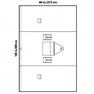 Halyard Health Vertical Hip Orthopedic Surgical Drapes - Surgical Drape, Vertical, Hip, 90" x 126" - 77723