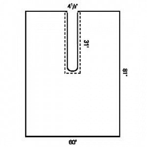 Halyard Health Split Drapes - Split Surgical Drape, 60" x 81" - 79333