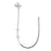 Avanos Medical, Inc. MIC-KEY Jejunal Feeding Tube Kit with ENFit Connectors - MIC-KEY Transgastric Jejunal Feeding Tube with Endo Connector, 22 Fr - 8250-22