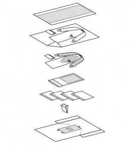 Halyard Health Laparotomy Pack II - Transverse Laparotomy Pack II with Drape with Armboard Covers, 100" x 72" x 120" - 88291