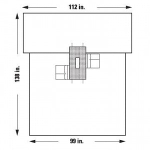 Halyard Health, Inc HALYARD BASICS Universal Spine Drape - HALYARD BASICS Universal Spine Drape, Sterile, 112" x 99" x 138" - 89193