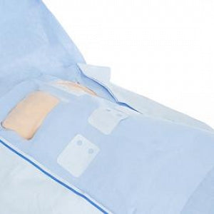 Halyard Health Incise Drapes - Incise Bilateral Surgical Drape, Fenestrated, 87" x 135" - 89368