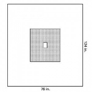 Halyard Health Fenestrated Drapes - Fenestrated Minor Drape, Sterile, 76" x 124" - 89531