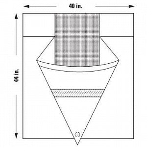 Halyard Health Buttock Drapes - Under Buttocks Drape, Sterile, Pouch, Absorbent Pad Reinforced, 40" x 44" - 89584