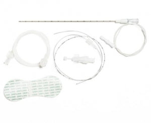 Halyard Health EchoLong Continuous Needle and Catheter Sets - Needle and Catheter Set, Tuohy Tip, Nonstimulating, 18 G x 4" - ELL18100TGC