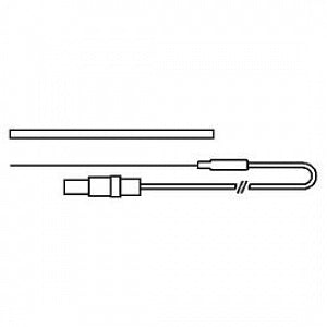 Halyard Health Cooled Radiofrequency Management Systems - Curved Radiofrequency Probe, 18G, 100 mm Lens - PMP-18-100C