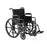 Medline Guardian K1 Wheelchairs - K1 Basic Wheelchair with Swing-Back Desk-Length Arms and Swing-Away Leg Rests, 20" - K1206N22S