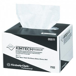 Kimberly-Clark Precision Wipes 1Ply CTN 4.5X8.4 - 1-Ply Precision Wipes Carton, 4.5" x 8.4", White - 05511