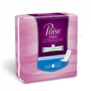 Kimberly-Clark Poise Long Moderate Absorbency Pads - Poise Incontinence Pad, Moderate, Long - 39299