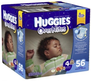 Kimberly Clark Huggies OverNites Diapers - Huggies OverNites Diapers, Size 4, Big Pack - 40687