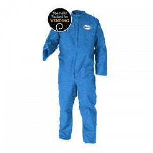 Kimberly-Clark Kleenguard A60 Coveralls - Kleenguard A60 Coveralls, Elastic Wrists, Size L - 45003