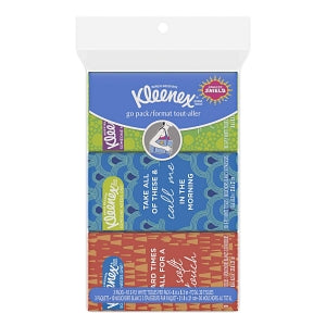 Kimberly-Clark Kleenex Go Pack Facial Tissue - Kleenex Facial Tissue, Go Pack Pocket - 46651