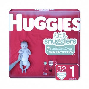 Kimberly-Clark Huggies Little Snugglers Diapers - Huggies Little Snugglers Diapers, Size 1 - 49695