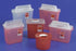 Cardinal Health Phlebotomy Sharps Containers - AutoDrop-Capable Sharps Container, Red, 8 qt. - 1525SA