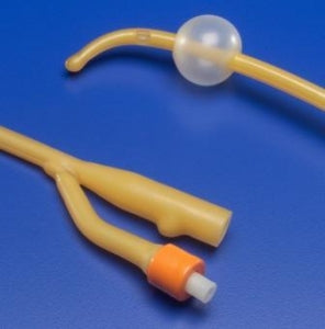 Cardinal Health Dover Foley Catheters - Dover 2-Way Foley Catheter, Coude Tip, Hydrogel-Coated, 5 mL, 20 Fr. - 1620C