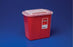 Cardinal Health Multipurpose Sharps Container - Sharps Container, Red, 2 gal. - 31142222