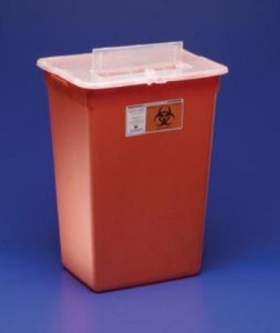 Cardinal Health Sharps-A-Gator Sharps Containers - Sharp-A-Gator Sharps Container, Red, 10 gal. - 31143665