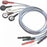 Cardinal Health DIN Leadwires - D-A3A1163 DIN to Snap Leadwire, 18", Red / White / Black - 31245049A