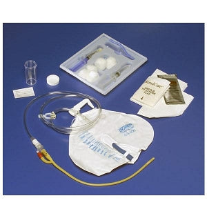 Cardinal Health Closed Foley Catheter Trays - Foley Catheter Tray, Specimen Cup, Closed, 16 Fr - 407716