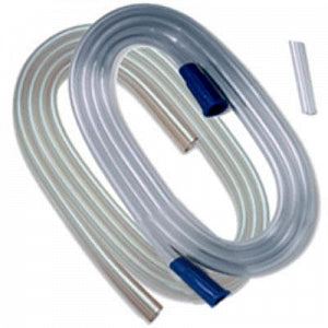 Cardinal Health Suction Connecting Tube with Molded Connectors - Nonsterile Tubing, 3/16" x 18" - 41450