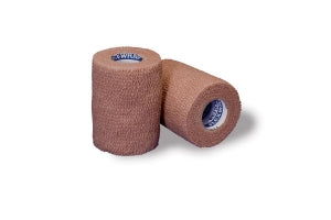 Cardinal Health Cohesive Bandages - Flexwrap Bandage Tape, Bulk, Tan, 1" x 5 yd. - 4581C