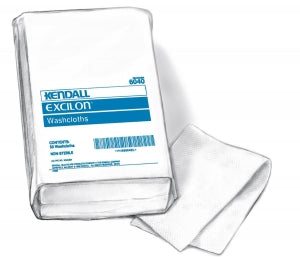 Cardinal Health Healthcare Washcloths - Excilon Disposable Washcloths, White, 10" x 13" - 6040N