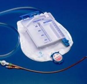 Cardinal Health Foley Catheters and Prep Trays - Foley Urine Meter Tray, Drain Bag, 18 Fr, IC, with Luer Lock - 7008ICLL