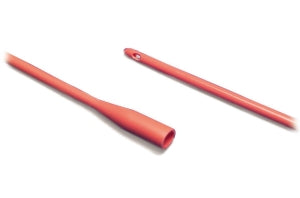 Cardinal Health Dover Foley Catheters - Dover Straight-Tip Foley Catheter, Hydrophilic-Coated Red Rubber, 12" L, 8 Fr. - 8408