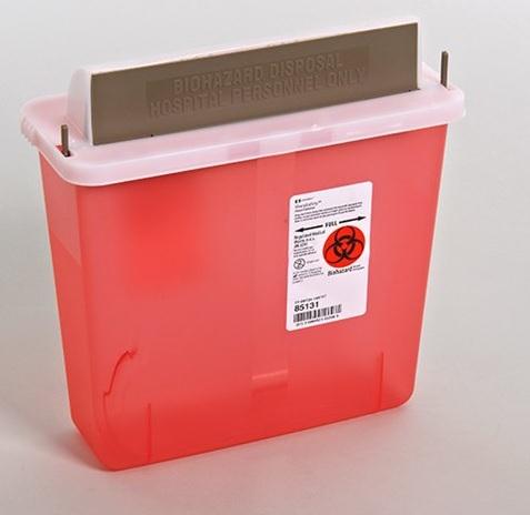 SharpSafety Safety In-Room Sharps Containers by Cardinal Health