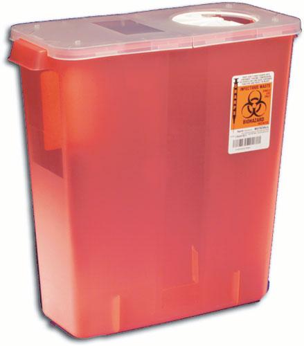 SharpSafety Hinged Lid Sharps Containers by Medtronic