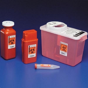 Cardinal Transportable Sharps Containers - Transportable Sharps Container, Red, 1.5 qt. - 8909