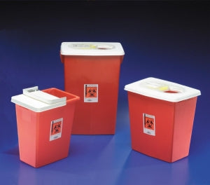 Cardinal Health Sharps Containers with Hinged Lid - Biomax Sharps Container PGII with Hinged Lid, 18 gal. - 8932PG2