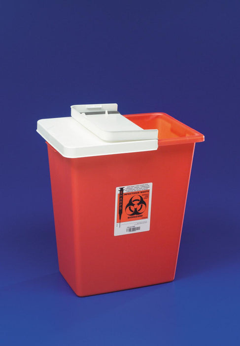 SharpSafety Hinged Lid Sharps Containers by Medtronic