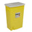 Cardinal Health PGII SharpSafety Chemotherapy Containers - SharpSafety 18-gal. Chemotherapy Sharps Container with Yellow Base with Hinged Lid - 8989PG2