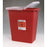 Cardinal Health Multipurpose Sharps Containers - SharpSafety Sharps Container with Hinged Lid, Red, 8 gal. - V8980