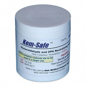 Kem Medical Kem-Safe Glutaraldehyde Toxic Spill Control Kit - Glutaraldehyde / OPA Neutralizing Powder, 1 gal. - 9075