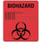 Label Paper Permanent Biohazard Reason 1 1/2" X 1 3/4" Fl. Red 250 Per Roll