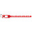 Kangaband Write-On Wristband Poly 1" X 10 1/4" Pediatric Red With Black Imprint - 250 Per Box