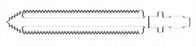 Medline ReNewal Rprcd Brasseler Large Saw Blades - KM-325R @RSBS, LG BONE FOR STRYKER SYS . - KM325RRH