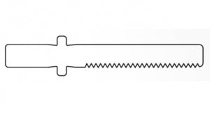 Medline ReNewal Rprcd Brasseler Strnm Saw Blades - KM-97 @STERNUM SB SST .80MM X 1.05MM X 5 - KM97RH