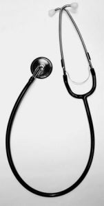 Kerma Medical Bowles Stethoscope 4800 - Bowels Stethoscope, Black - 04800