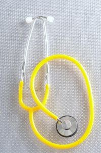 Kerma Medical NovaPlus Single-Head Stethoscopes - NovaPlus Single Head Stethoscope, Yellow - V4630A