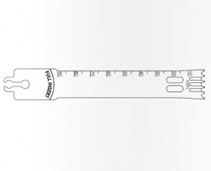 Brasseler USA Small Bone Saw Blades and Rasps - Small Bone Saw Blade, 90.0 x 18.0 mm - BR4118-137-090