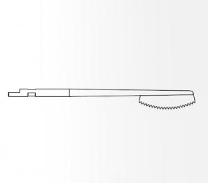 Brasseler USA Small Bone Saw Blades and Rasps - Small Bone Saw Blade, 23 x 6.6 mm - KM5100-137-107