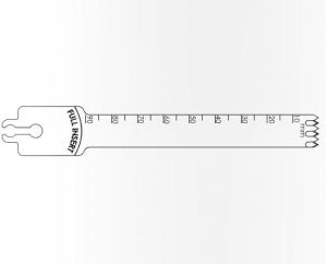 Brasseler USA Large Bone Sagittal Saw Blades - Large Bone Sagittal Saw Blade, 90 x 12.5 mm, 1.37 mm Thick - BR1-1290-54