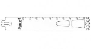 Brasseler USA Large Bone Oscillating Saw Blades - Large Bone Oscillating Saw Blade, Surgical, 100 x 19 mm - BR1-19100-50